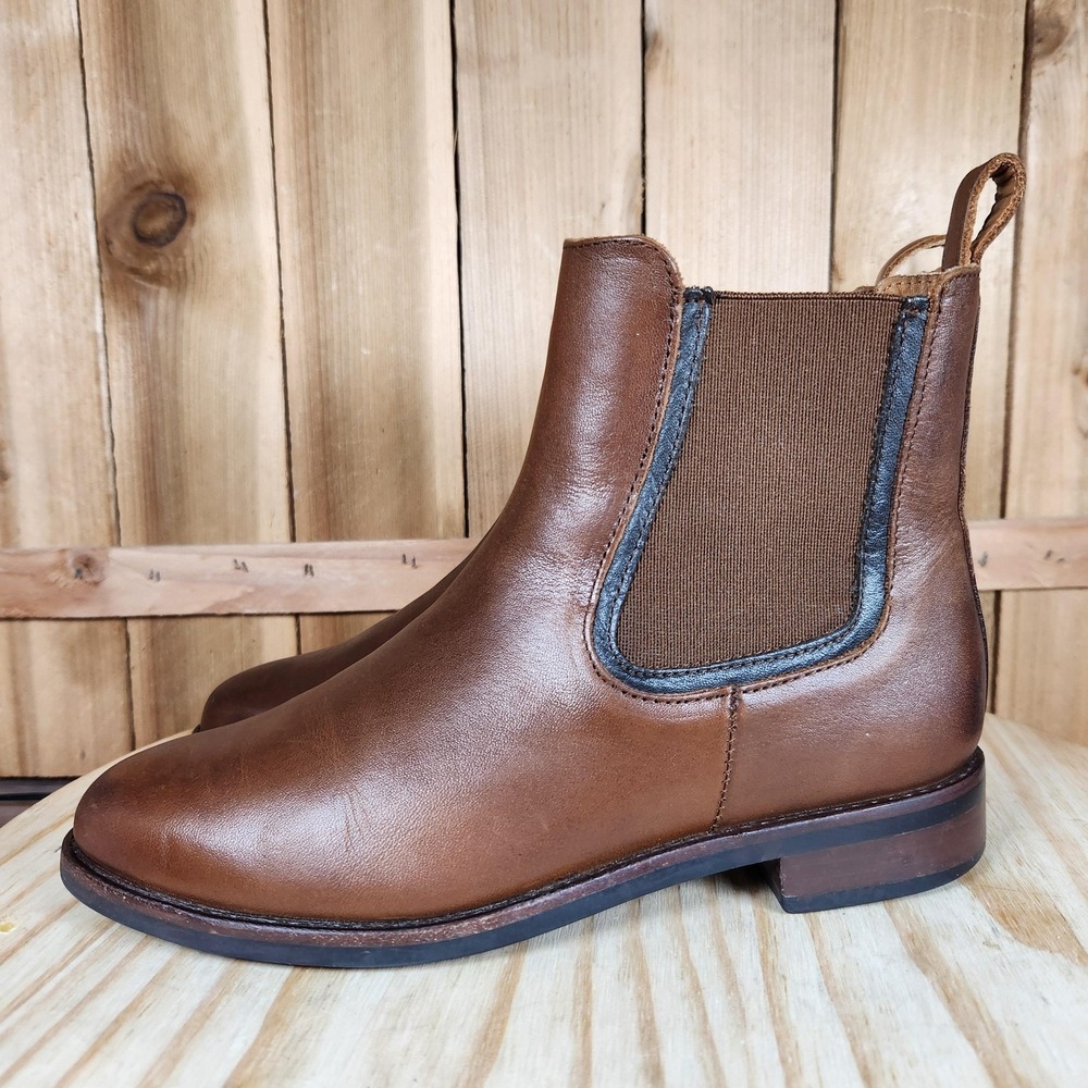 Thursday Boot Company Duchess Chelsea Boots Womens‎ 6.5 Brown Leather Pull On